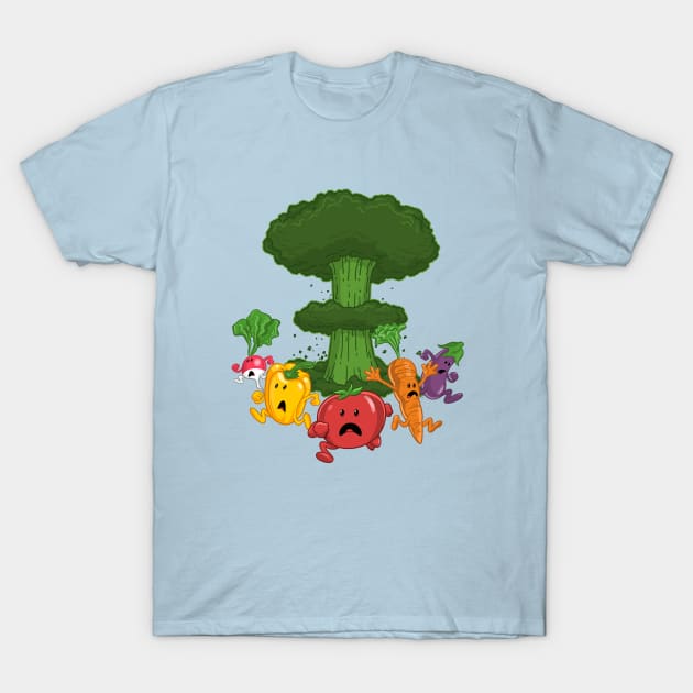 Veggiegeddon T-Shirt by DeepFriedArt